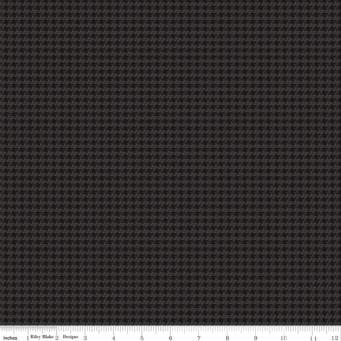 RB Stitcher's Flannel Houndstooth Black