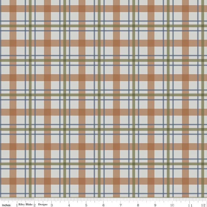 RB Cretaceous Flannel Jungle Plaid Gray