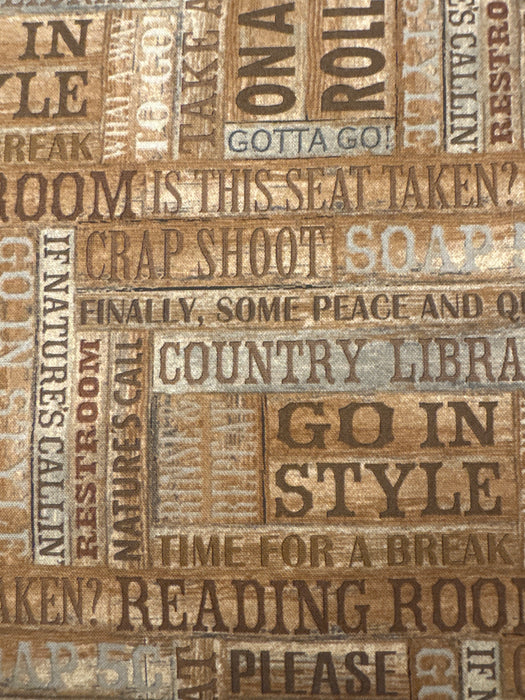 NC Natures Calling Reading Room Light Brown