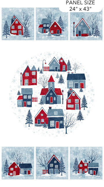 Village Folk White Multi