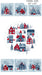Village Folk White Multi
