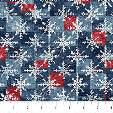Village Folk Lt Blue Multi