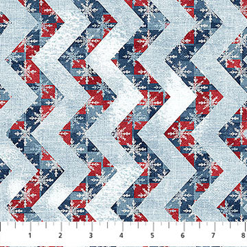 Village Folk Blue Multi