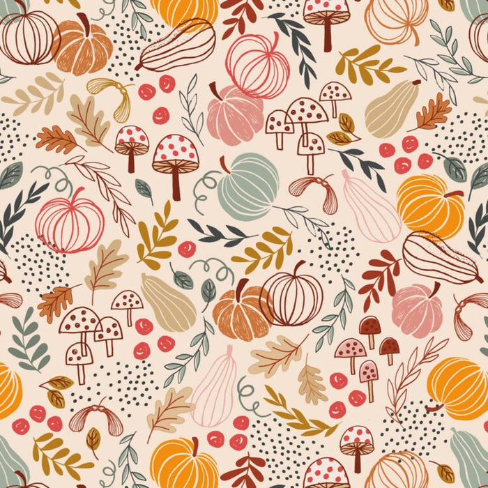 LI Snuggle-Up Pumpkins & Mushrooms