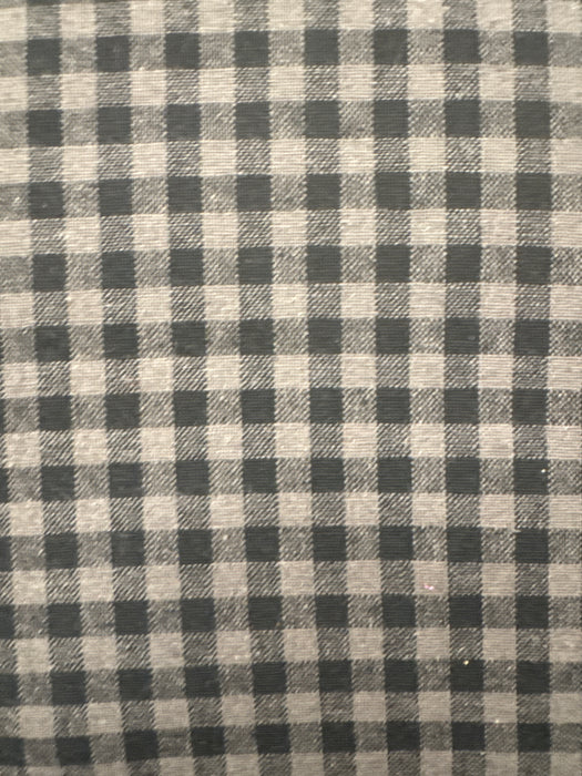 RK Essex Yarn Gingham Black