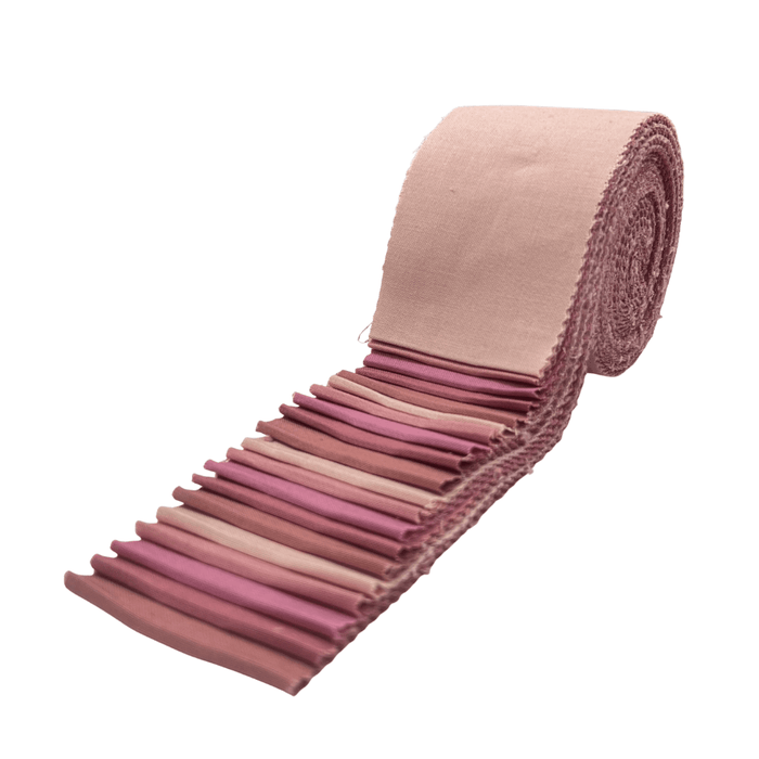 Supreme Solids - 2.5" Roll - Rustic Rose (40 Strips)