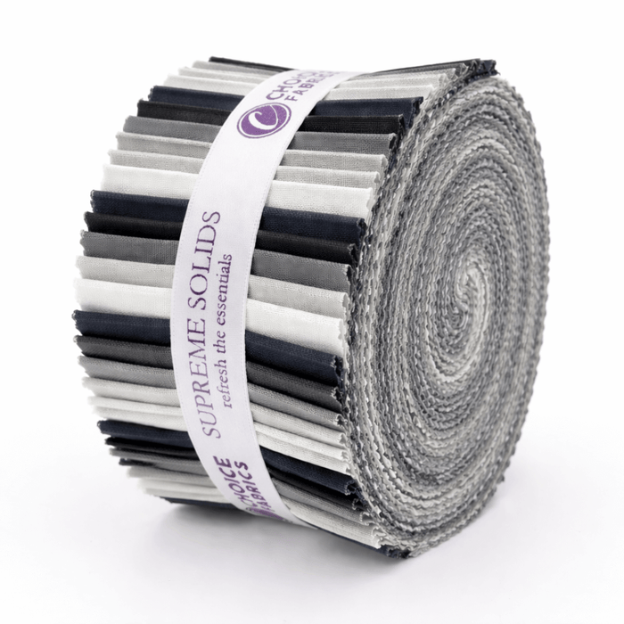 Supreme Solids - 2.5" Roll - Thunderstorm Clouds (40 Strips)