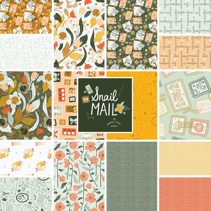 Snail Mail by Cloud9 - Fat Quarter Bundle - 16 pack