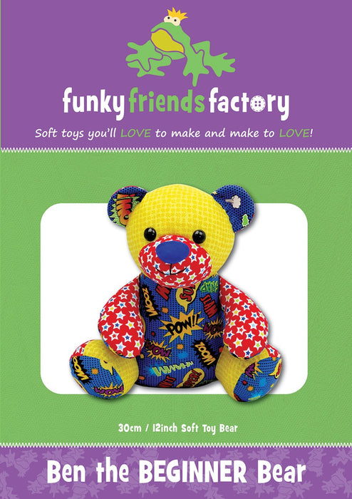 Ben the Beginner Bear Funky Friends Pattern