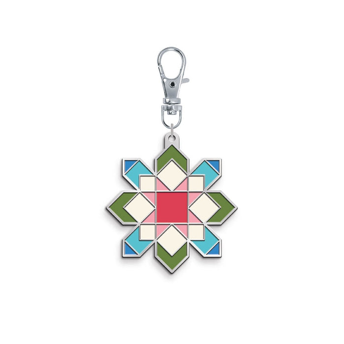 Riley Blake Designs Quilt Star Enamel Charm