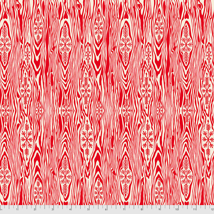 FS Yule Log Holly Berry Holiday Homies Flannel Red