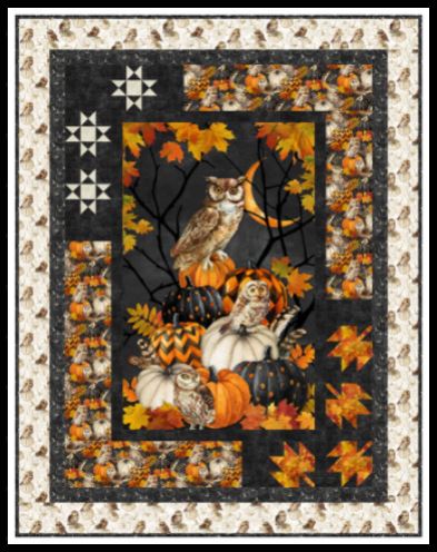 Fall Spirit Night Owl Quilt Kit