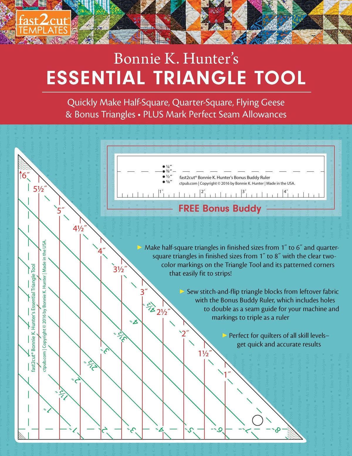 Fast2cut BKH Essential Triangle Tool — High Country Quilts
