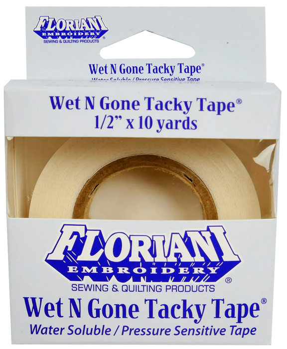 Floriani Wet N Gone Tacky 1/2" x 10 yds Tape Size
