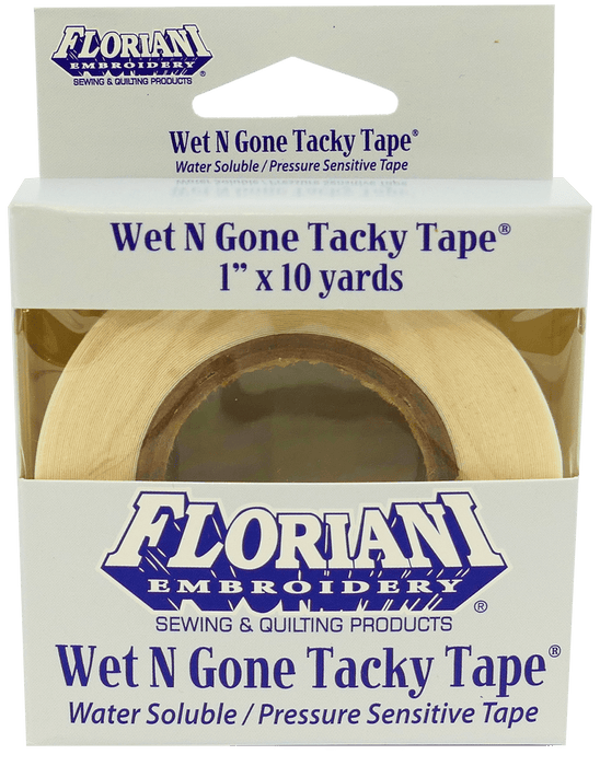 Floriani Wet N Gone Tacky  1" x 10 yds Tape Size
