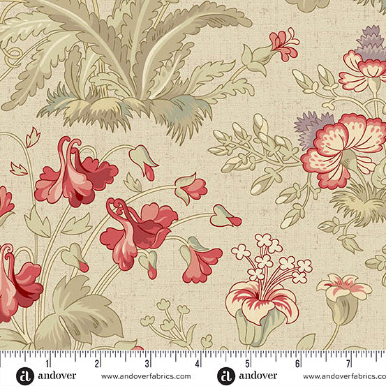 Fog Mist Highlands Forest Glen 108" Cotton Wideback Fabric per yard
