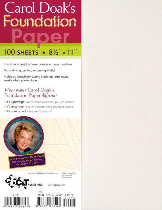 Foundation Paper Carol Doak
