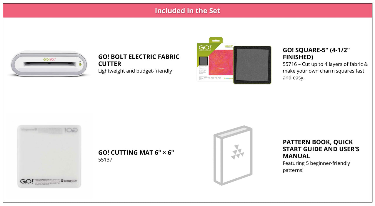 AccuQuilt GO! BOLT