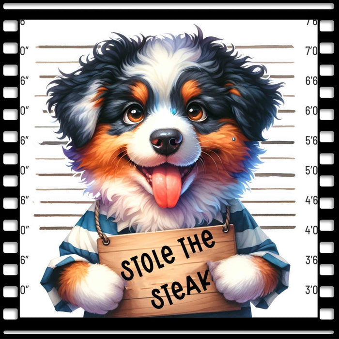Funny Dog Mugshots Kopie 1 Fabric Panel