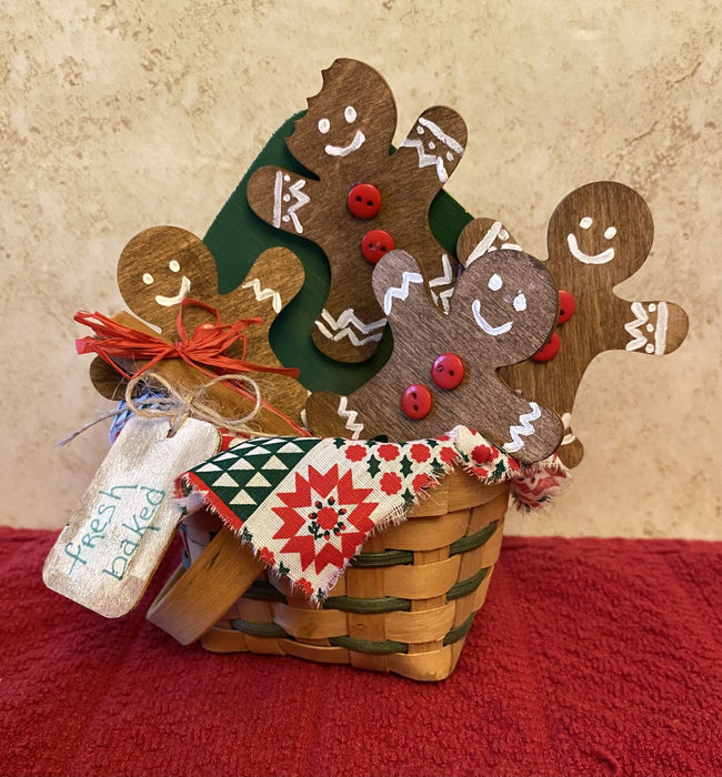 Unfinished Wood Gingerbread Man Shape - Candy - Holiday - Craft - up to 46" DIY