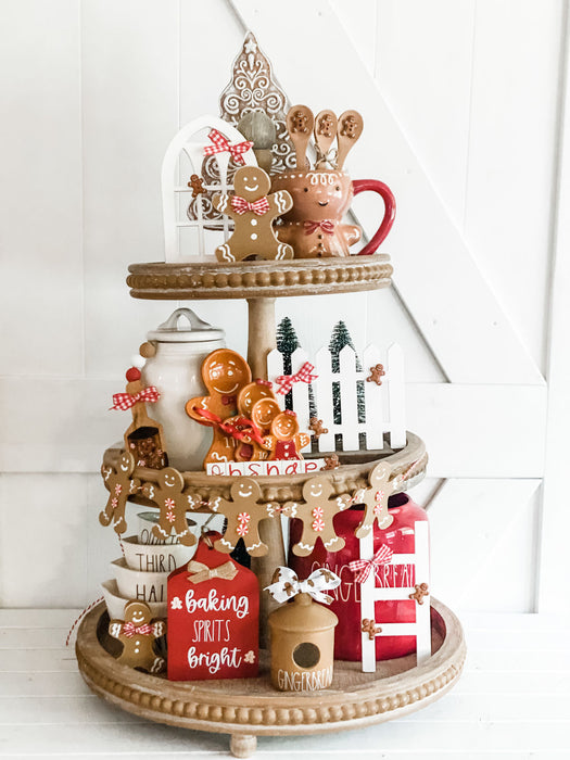 Unfinished Wood Gingerbread Man Shape - Candy - Holiday - Craft - up to 46" DIY