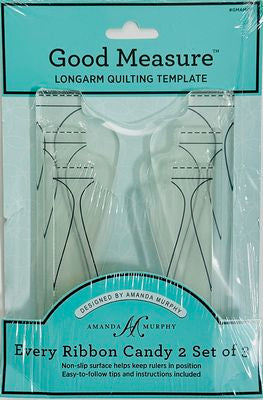 Amanda Murphy Every Ribbon Candy 2 Longarm Template Set 3pc