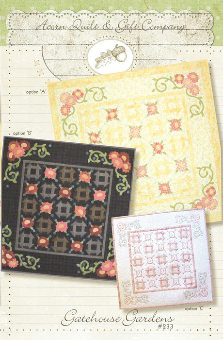 Gatehouse Gardens Quilt Pattern