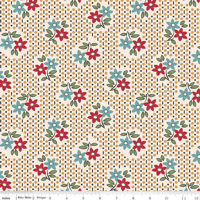 Gentler Times Nostalgia Cider Cotton Wideback Fabric per yard