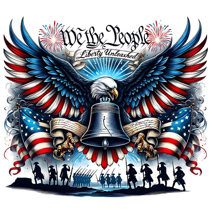 God Bless America Fabric Panel 1