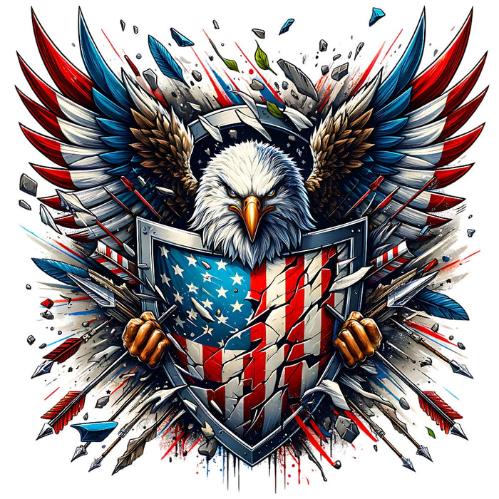 God Bless America Fabric Panel 8