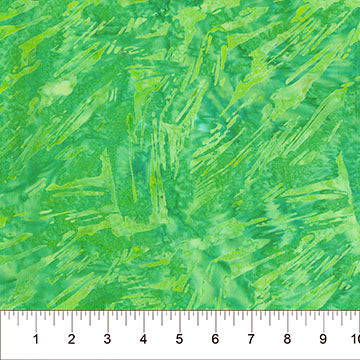 Green Brushstroke Celebration Cotton 44”/45” Fabric Per Yard