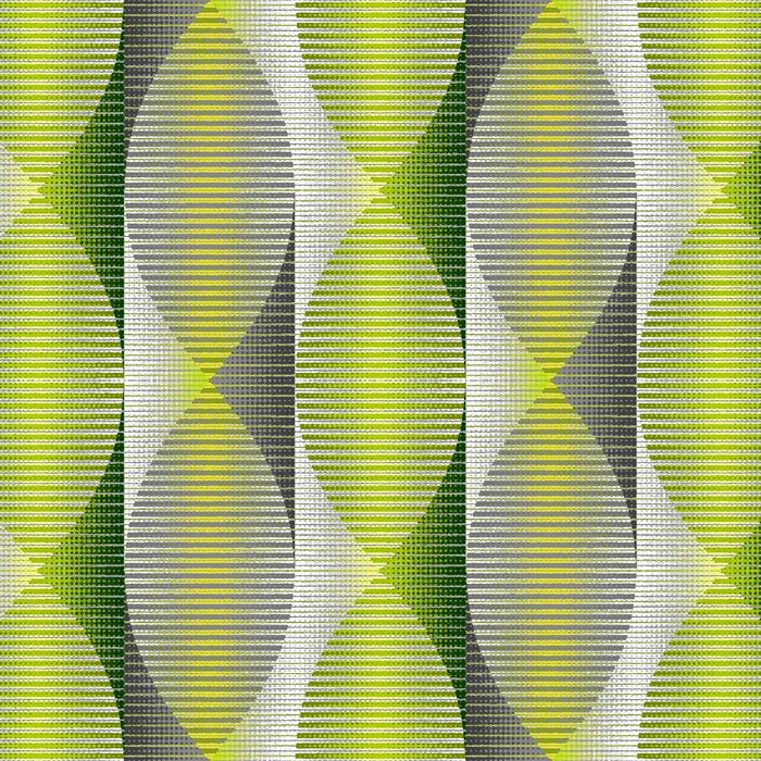 Green Twisted Ribbon Cotton Wideback Fabric Per Yard