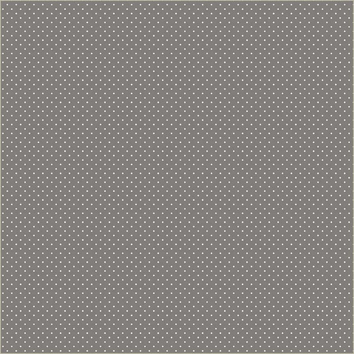 Grey Verona Dots Cotton 44”/45” Fabric Per Yard