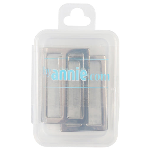 ByAnnie Slider Widemouth 1-1/2in Nickel Set of Two