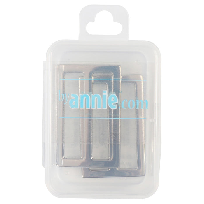 ByAnnie Slider Widemouth 1-1/2in Nickel Set of Two
