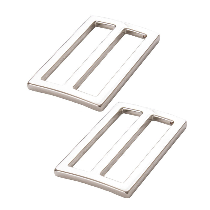 ByAnnie Slider Widemouth 1-1/2in Nickel Set of Two