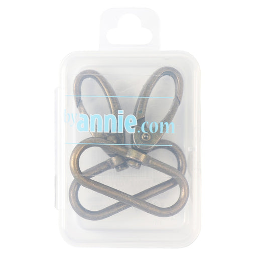 byAnnie Swivel Hook 1-1/2in Antique Brass Set of Two