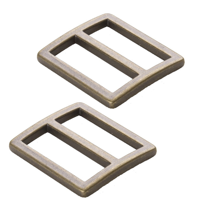 ByAnnie Slider Flat Widemouth 1in Antique Brass Set of Two