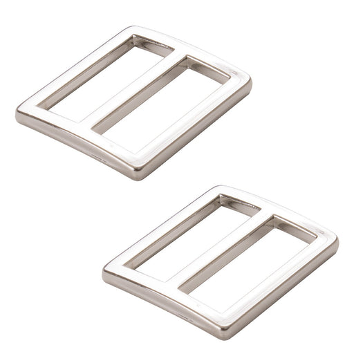 ByAnnie Slider Flat Widemouth 1in Nickel Set of Two