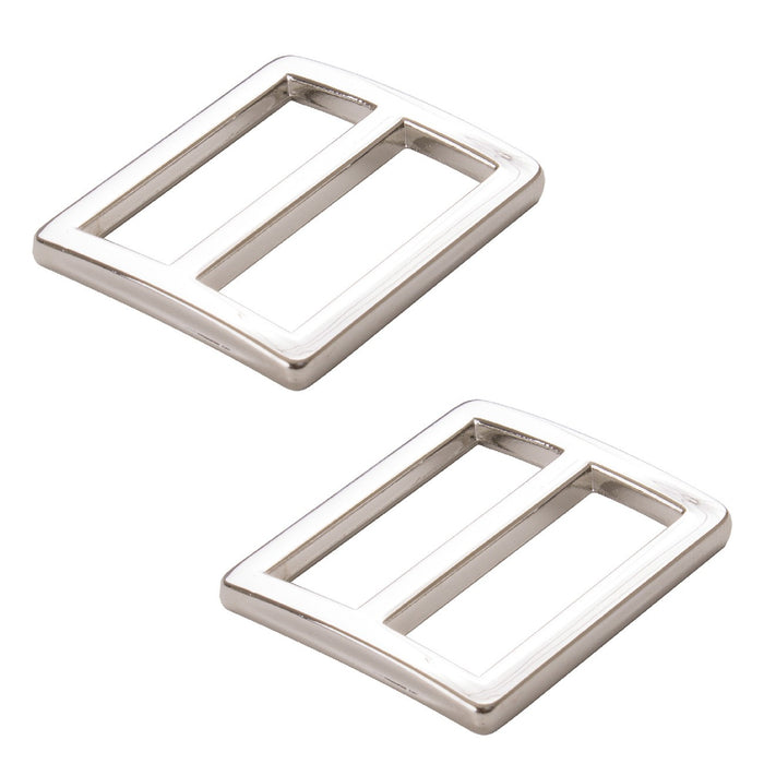 ByAnnie Slider Flat Widemouth 1in Nickel Set of Two