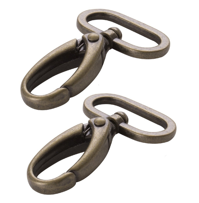 ByAnnie Swivel Hook 1in Antique Brass Set of Two