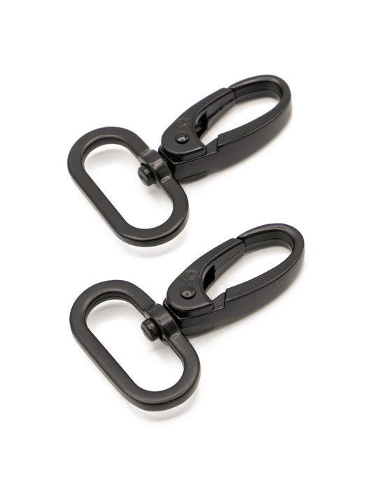 ByAnnie Swivel Hook 1in Black Metal Set of Two