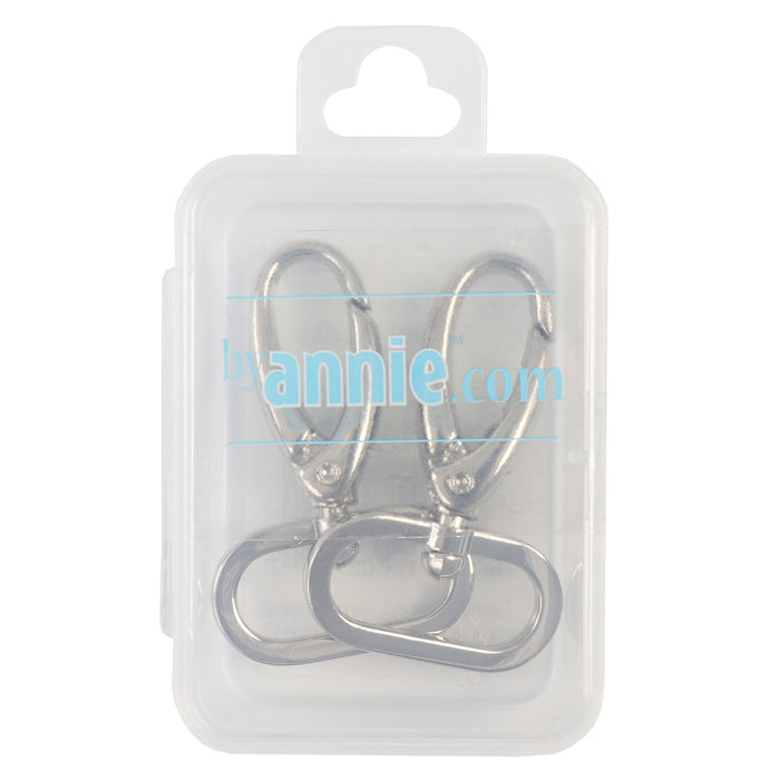 ByAnnie Swivel Hook 1in Nickel Set of Two