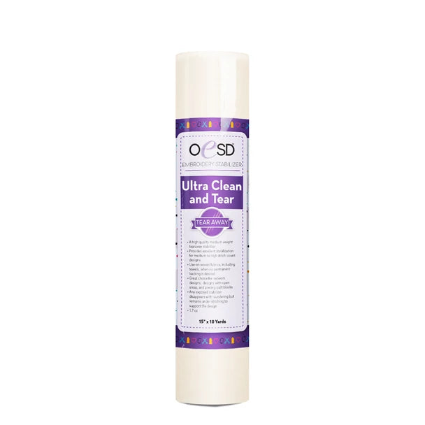 Ultra Clean and Tear Embroidery Stabilizer HBT17-15
