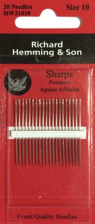 Richard Hemming & Son Sharps Size 10 20ct Needles