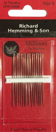 Richard Hemming & Son Milliners Size 8 16ct Needles