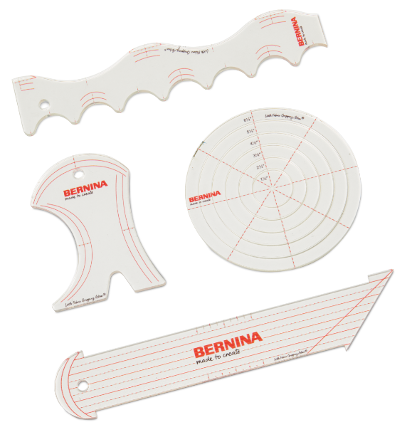 BERNINA Essentials Ruler Kit — 4-piece quilting ruler set