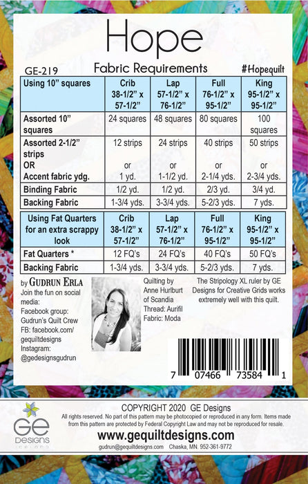 Hope - Stripology Mixer Pattern 219