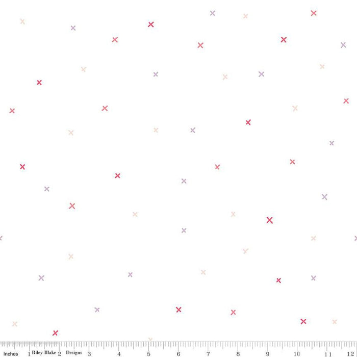 Hush Hush 5 Don't Cross Me Cotton 43"/44" Fabric Per Yard