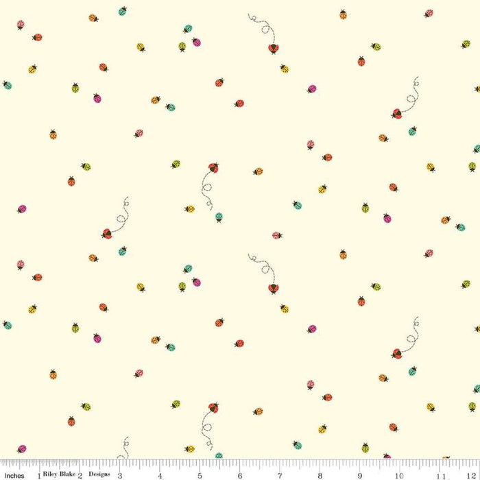 Hush Hush 5 Little Ladies Cotton 43"/44" Fabric Per Yard